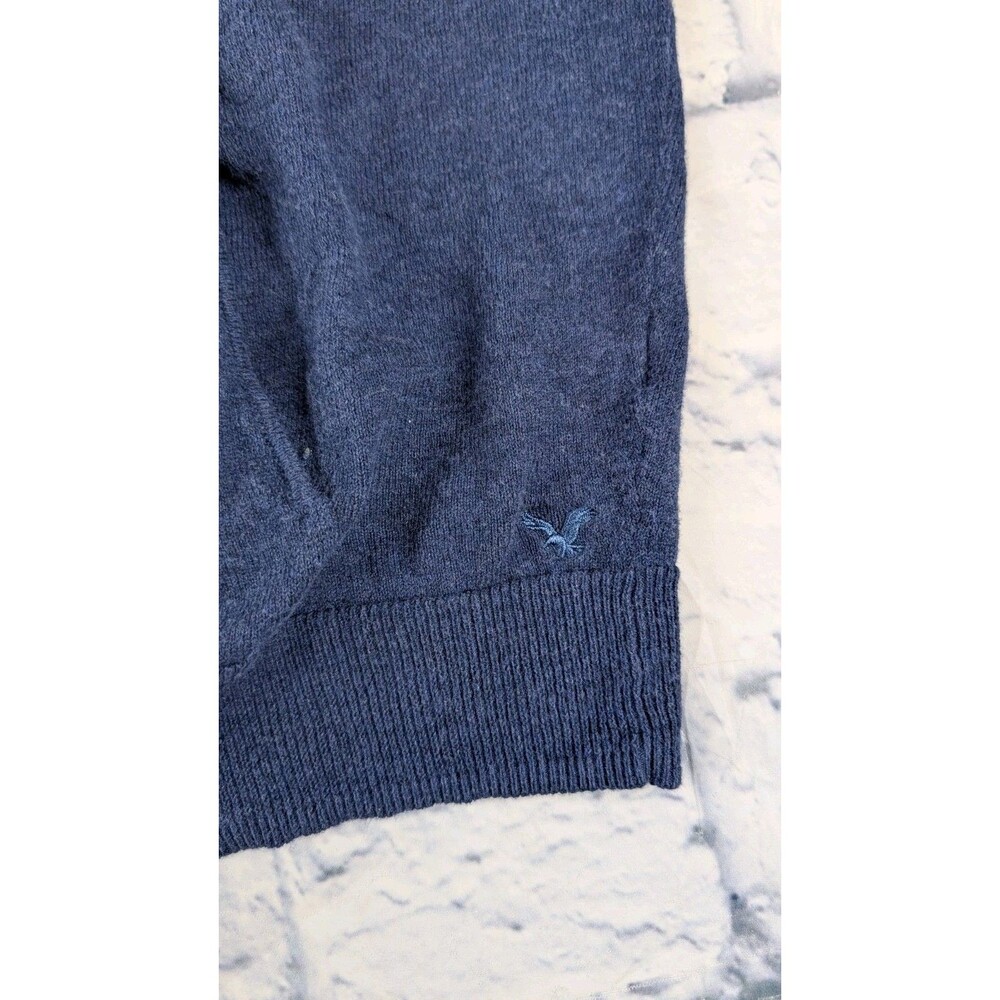 American Eagle Soft and Sexy Cropped Cardigan Sweater Womens Large Button Front - Picture 2 of 6